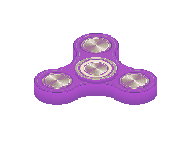 Atomic Purple translucent spinner skin