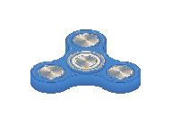 Glacier Blue translucent spinner skin